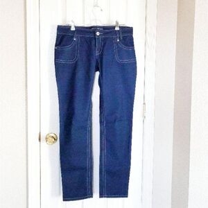Younique Juniors Pants Blue 11 Mid Rise Jeans Straight Leg